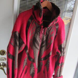 Native American Hooded Jacket sz XL